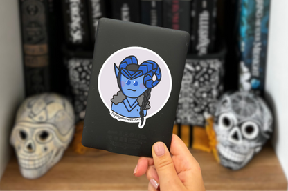 Charming Blue Alien